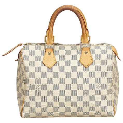 louis vuitton white speedy 25